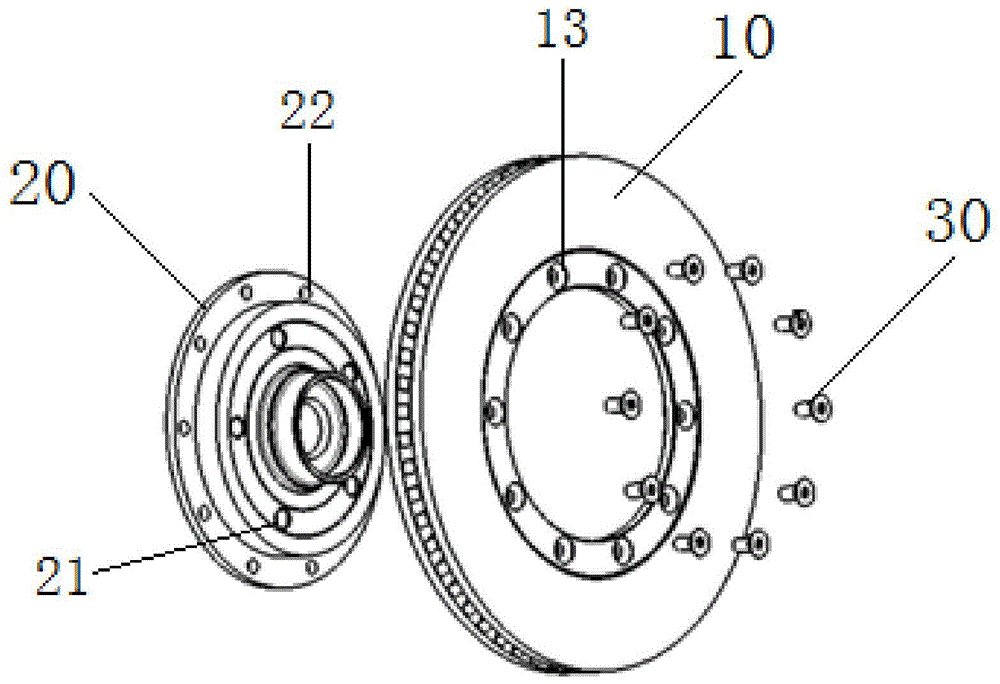 轮毂轴承与制动盘总成、轮毂组件和汽车的制作方法