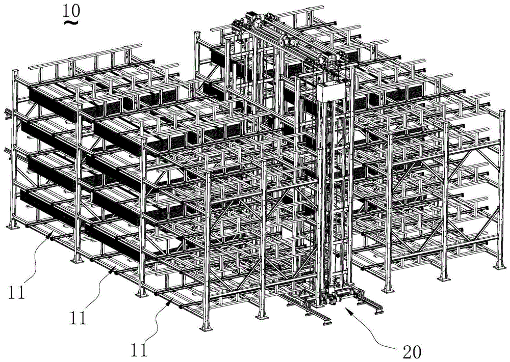 瓷砖仓库周转系统及其瓷砖周转方法与流程