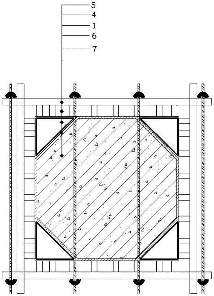一种异形柱模板补缺加固装置及其施工方法与流程