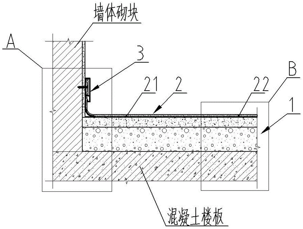 一种室内地胶地面装饰结构及其施工方法与流程