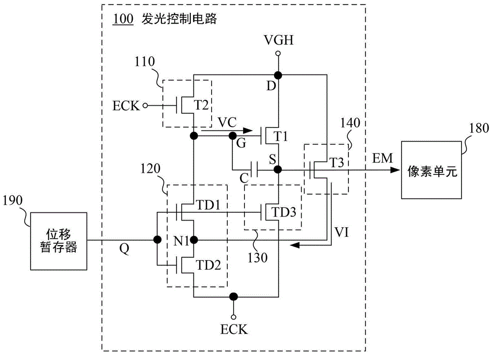 发光控制电路的制作方法