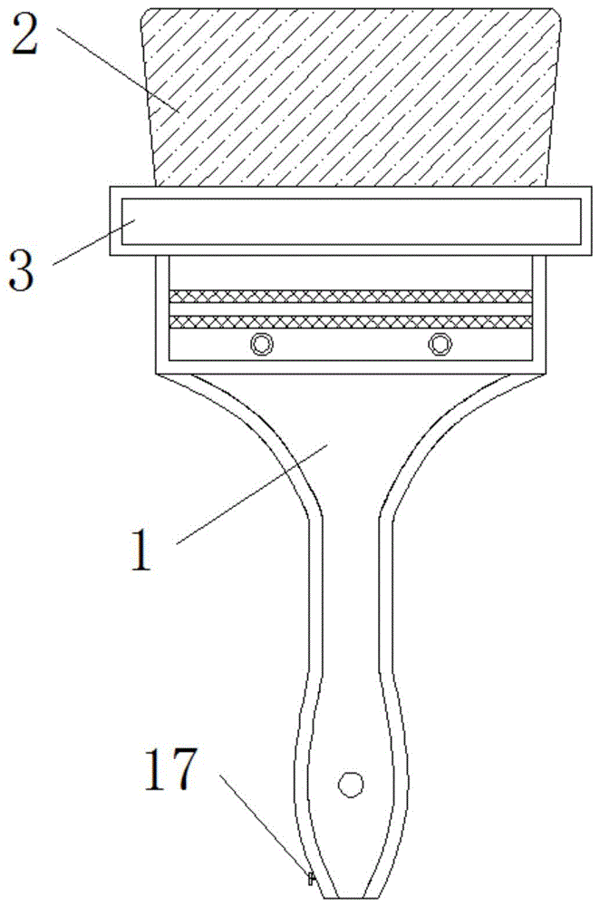 具有防倒流结构的油漆刷的制作方法