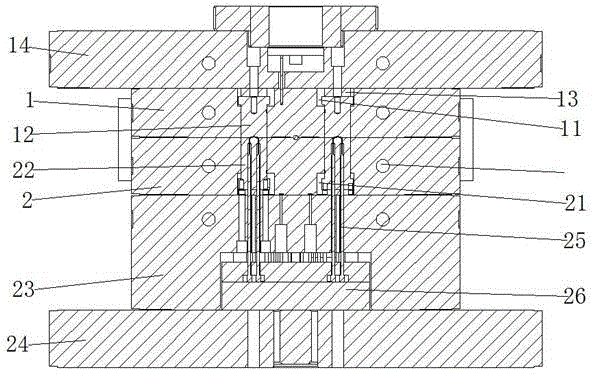 一种带水路的镜片热压模具的制作方法