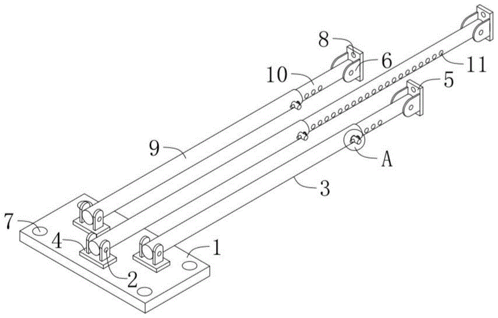 一种便携式建筑加工用安装架的制作方法