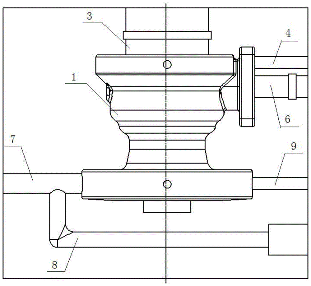 一种阀体浇铸工艺的制作方法