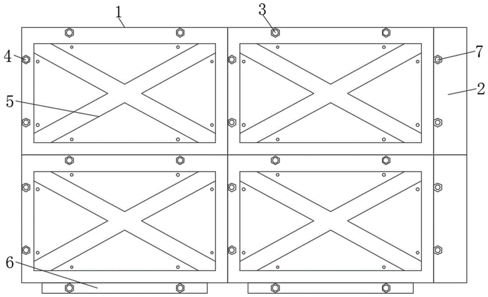 一种便于拆卸的建筑用铝型材铝模板的制作方法