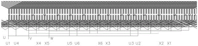 一种3对极6层扁铜线绕组结构以及应用该绕组结构的电机的制作方法
