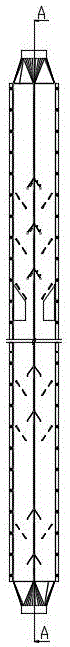 一种散料用四边形跌落梯的制作方法