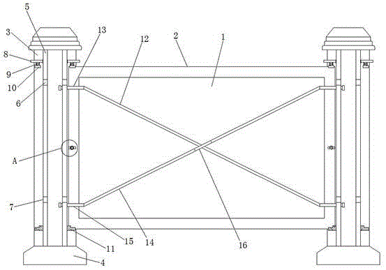 一种用于建筑工程的围挡的制作方法