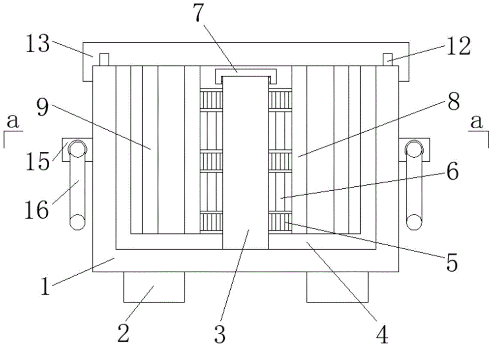一种电源线用可盘卷的集线盒的制作方法