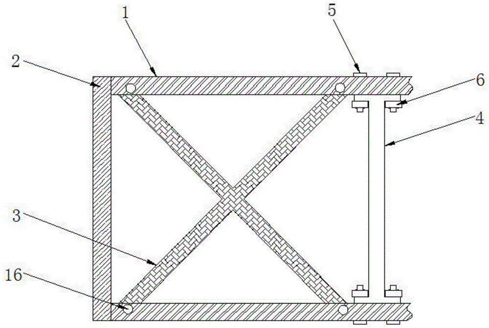 一种用于剪力墙墙体的高强度支撑结构的制作方法