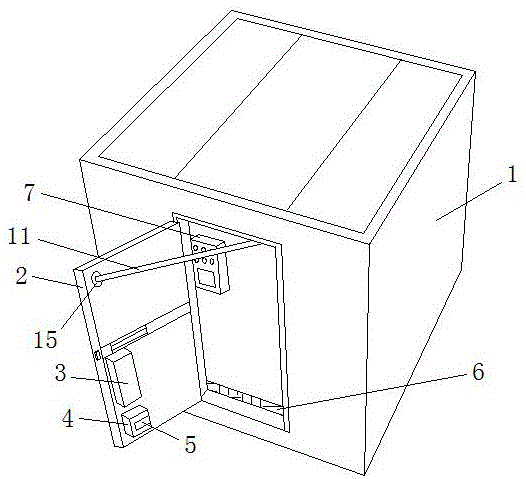 一种具有自动关门功能的预制舱的制作方法