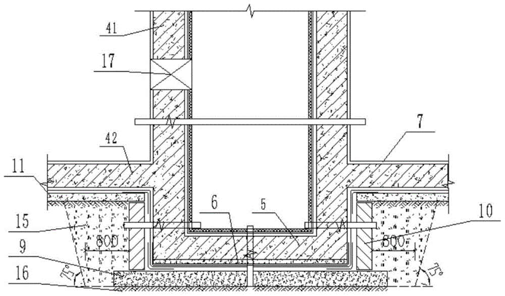 防结露的电梯基坑结构的制作方法