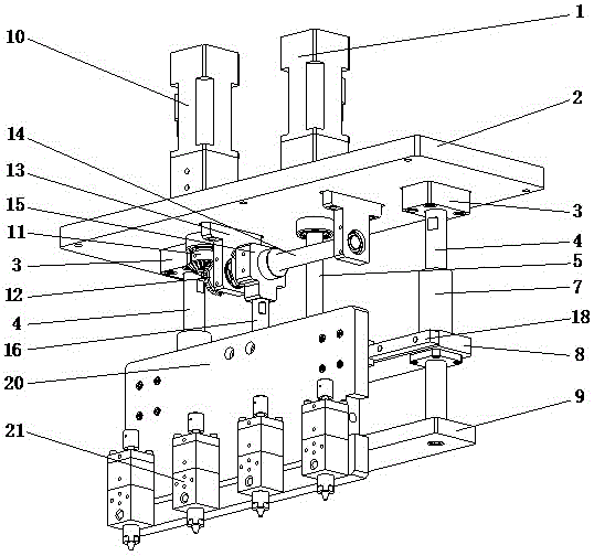 一种真空浇注阀移动机构的制作方法