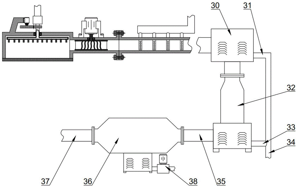 一种碳素快速冷却除尘工艺与设备的制作方法