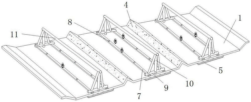 一种建筑用可拆卸式桁架楼承板的制作方法