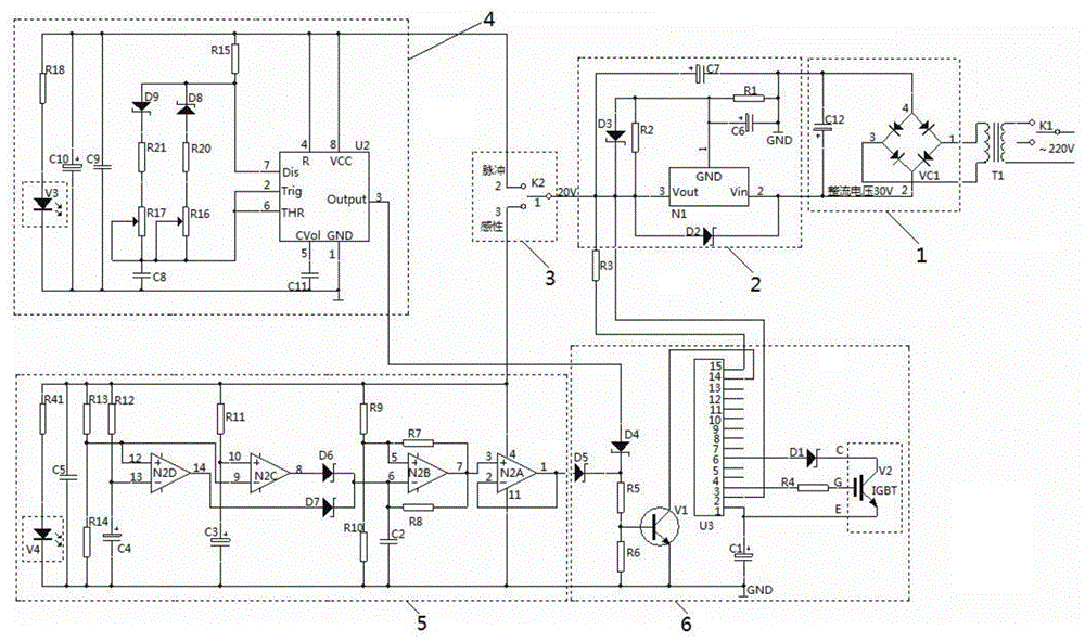 一种直流稳压电源负载模拟电路及装置的制作方法