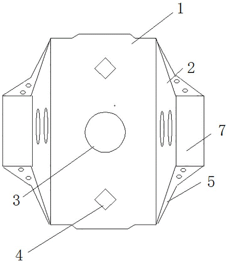 一种主木方与次木方双拼挂连接件的制作方法