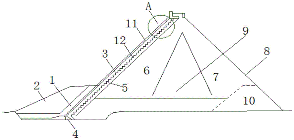 垫层料与过渡料之间增设土工织物层的混凝土面板堆石坝的制作方法