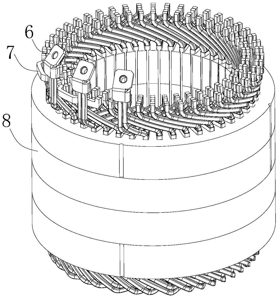 一种混合相绕组、定子及电机的制作方法