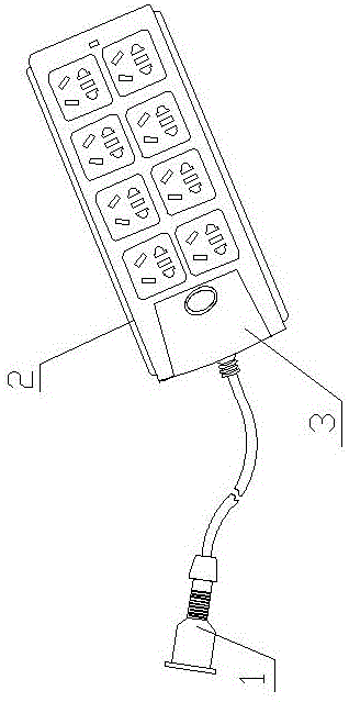 适应防爆工业插座的插线板的制作方法