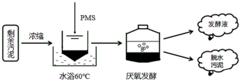 一种促进剩余污泥脱水同时生产脂肪酸的方法与流程