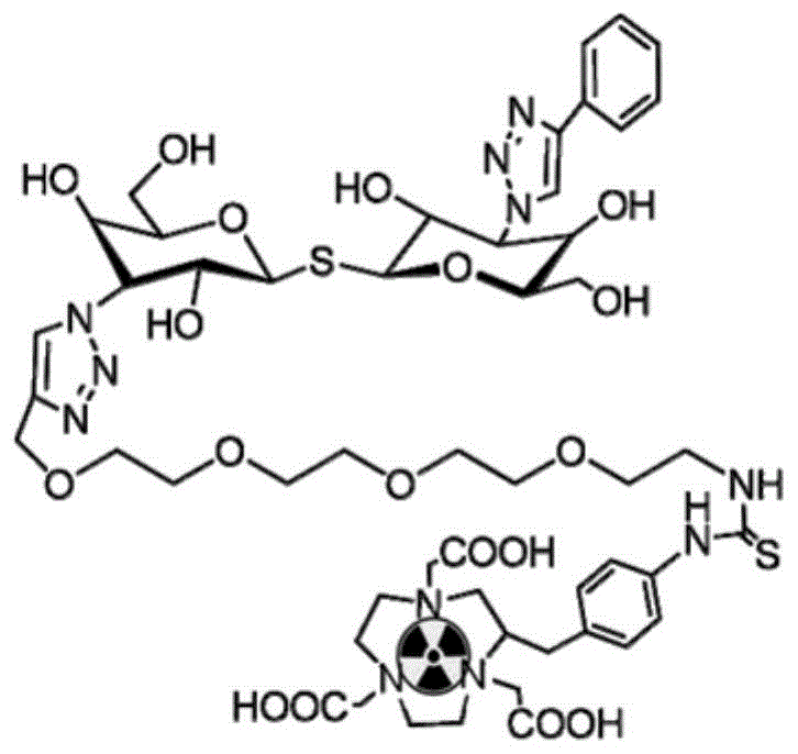 一种靶向半乳糖凝集素-1的放射性药物及其制备方法与流程