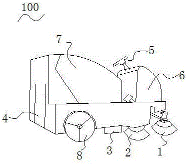 一种电动室内清扫车的制作方法