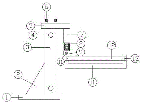 可升降的注塑模具固定装置的制作方法