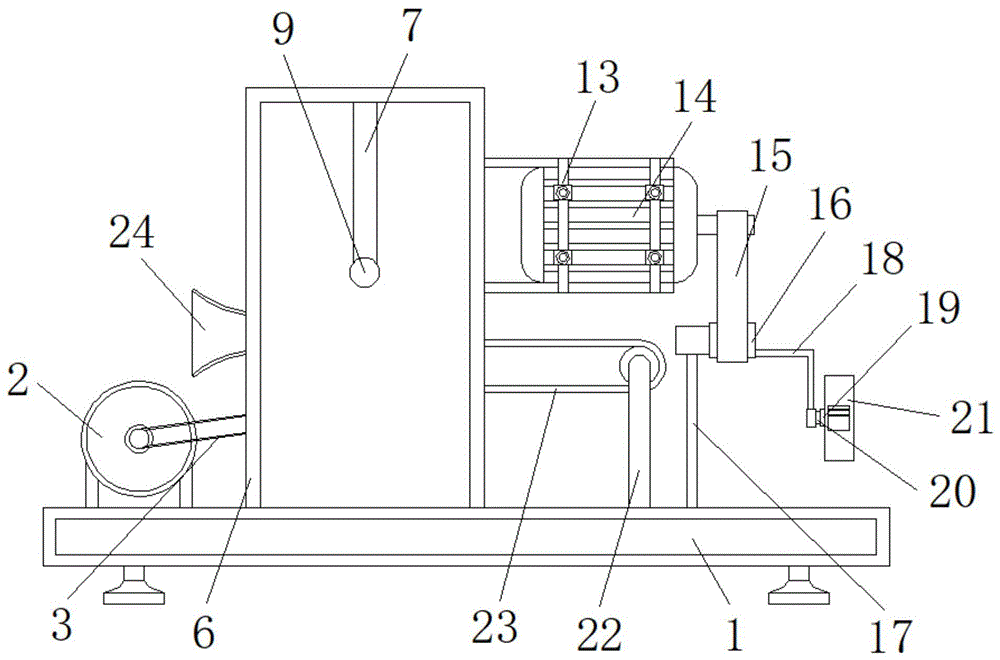 一种电线包纸机的制作方法