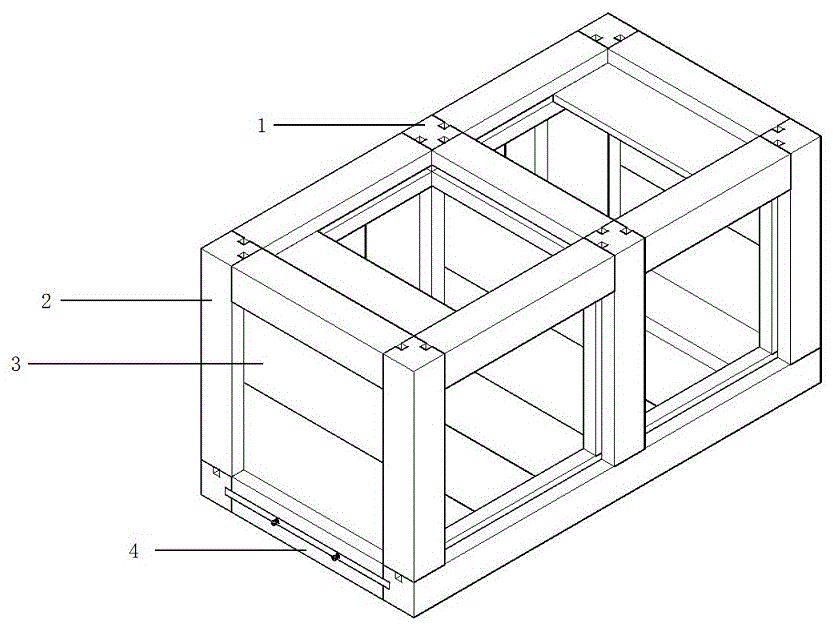 一种标准化木质家具框架柜体结构的制作方法