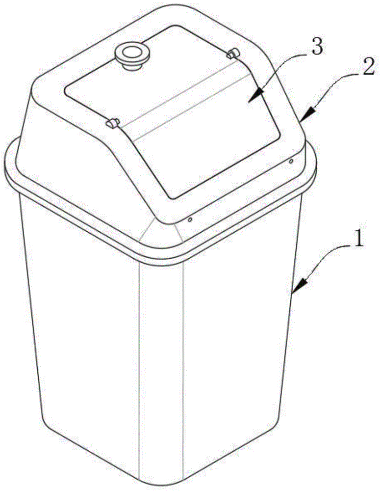 一种卫生间用防水防臭型垃圾桶的制作方法