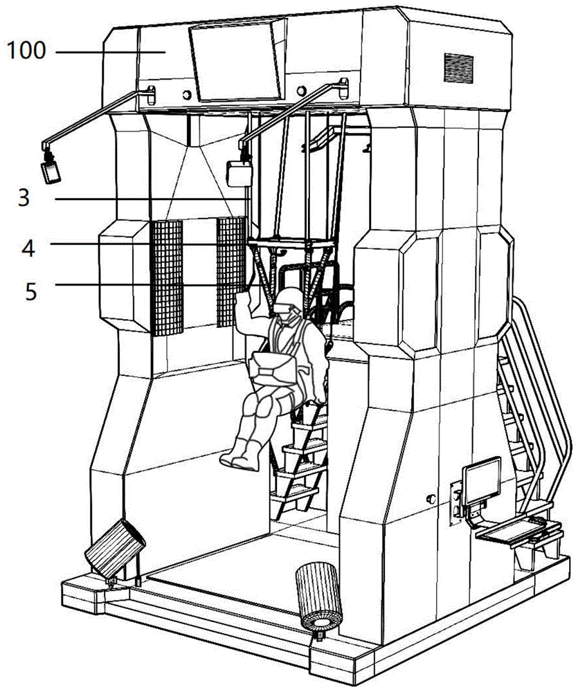 一种用于伞降模拟训练的载人运动平台的制作方法
