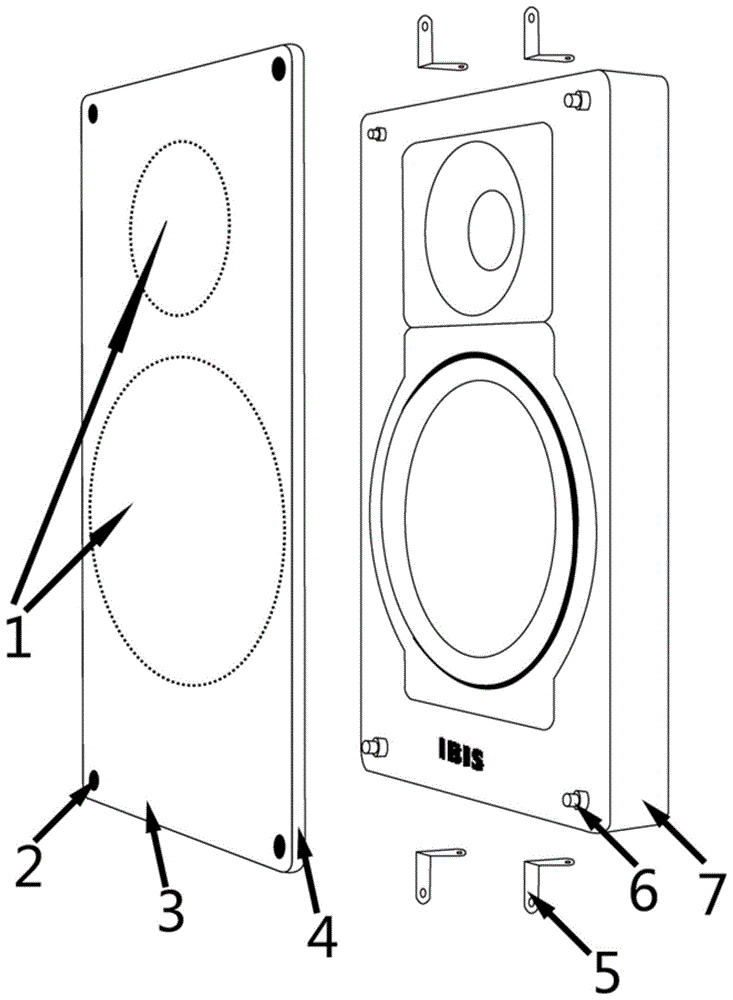 一种新型可以入墙完全隐形安装的超薄音箱系统的制作
