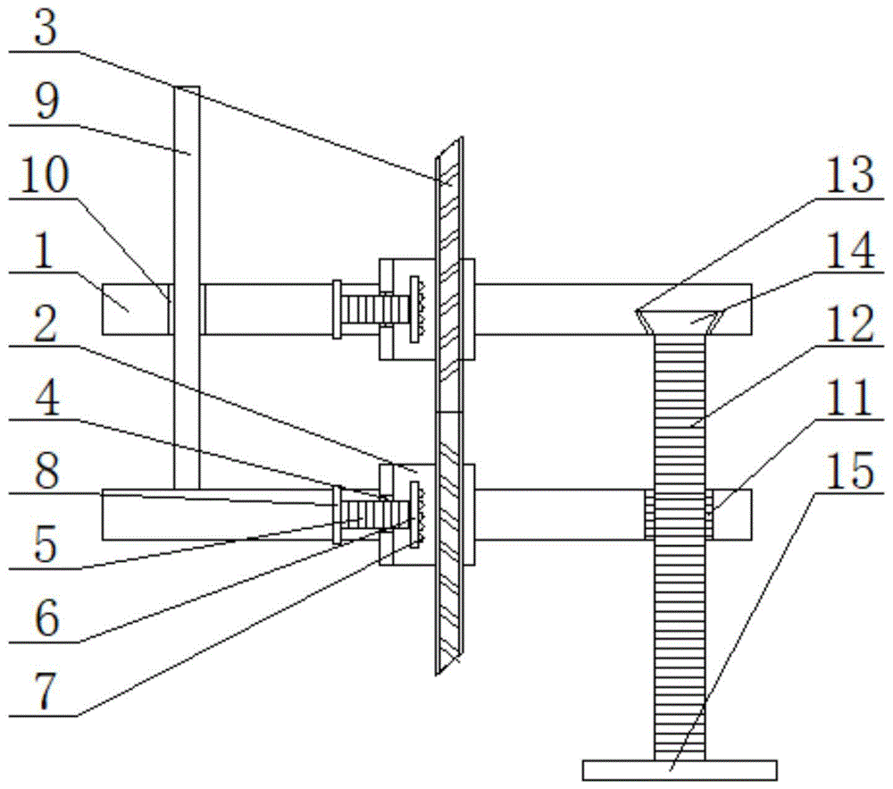 一种建筑施工电渣压力焊钢筋固定结构的制作方法