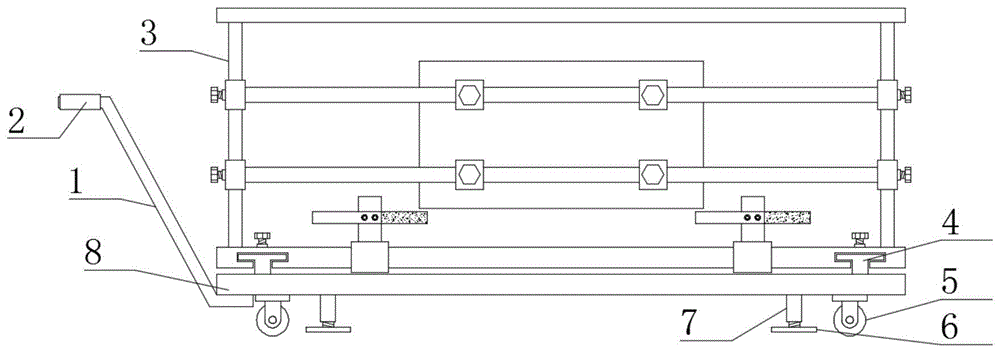 一种畜牧检查用保定架的制作方法