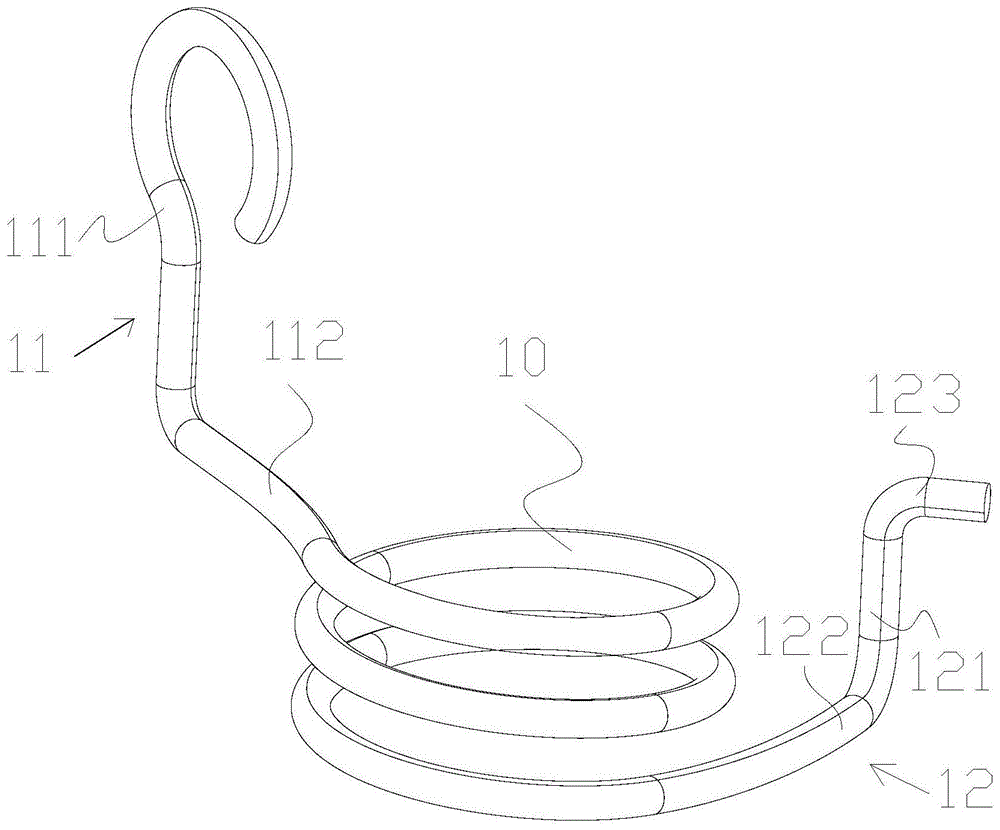 扭簧及其安装结构的制作方法