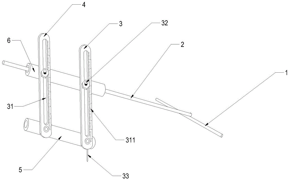 一种腰椎后外侧穿刺定位器的制作方法