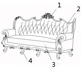 一种仿欧式家具及其制作方法与流程