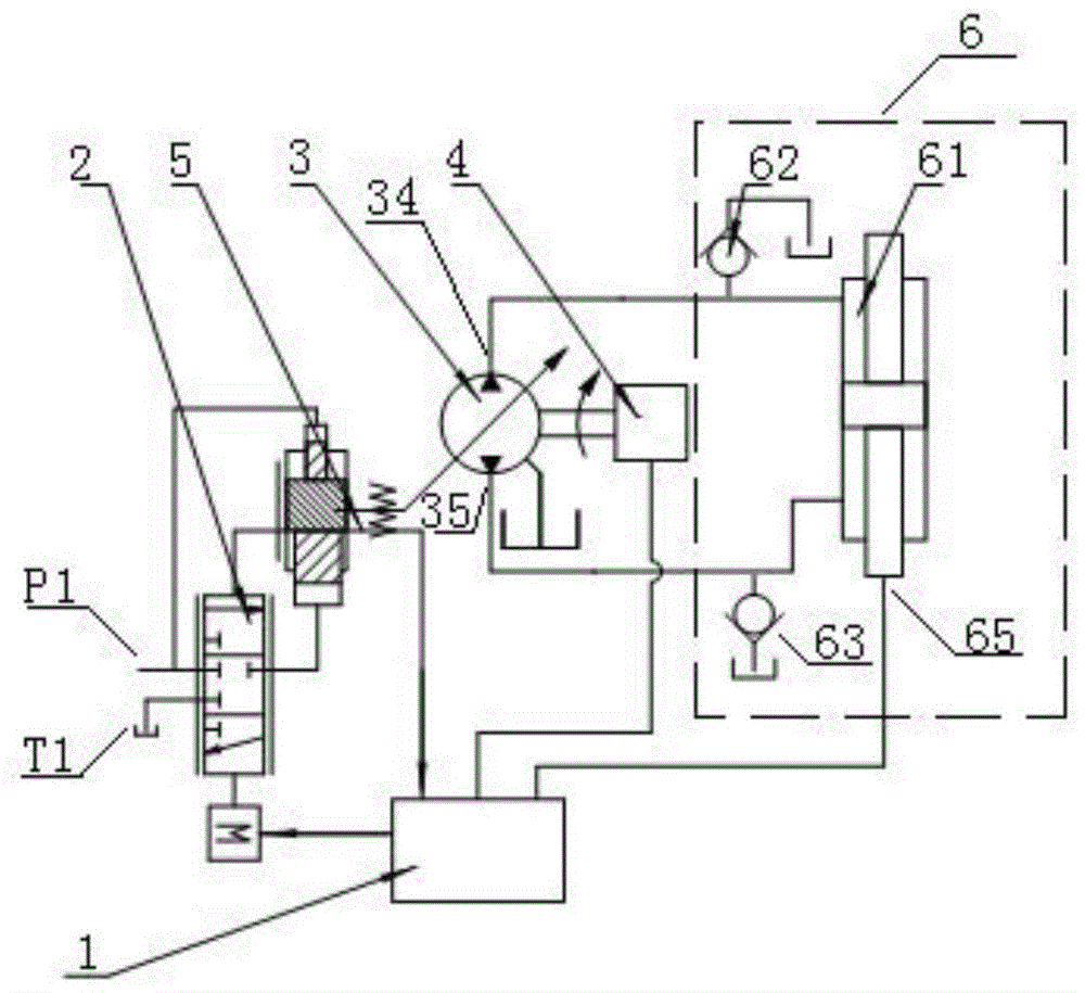 一种数字控制比例柱塞变量泵及泵控系统的制作方法