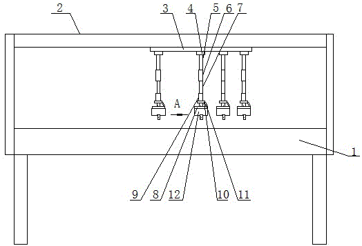 一种多支撑点且角度可调的骨科腿部护理悬挂装置的制作方法