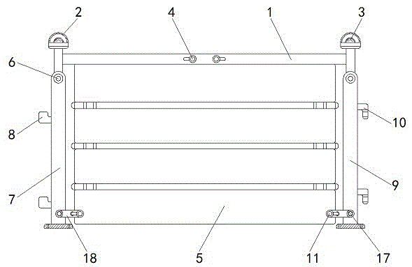 一种新型建筑施工护栏的制作方法