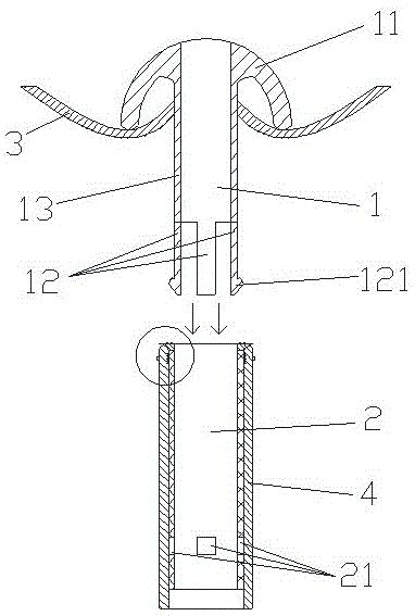 膀胱尿道套入式吻合器的制作方法