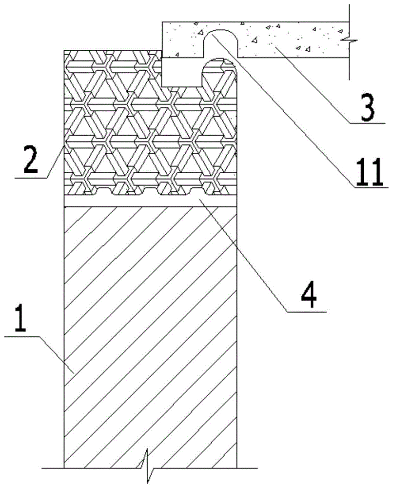 一种电缆沟压顶支承构件的制作方法