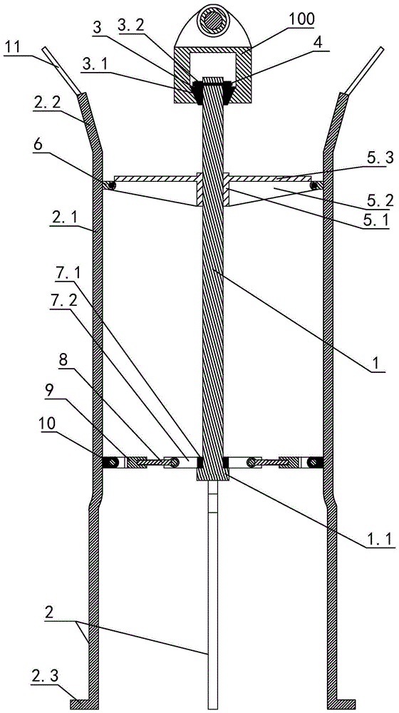 拉丝机收线支架的制作方法