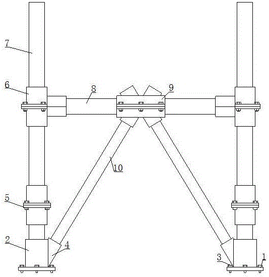 一种稳定性强的建筑钢结构的制作方法