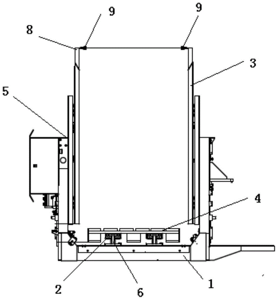 一种带垛形定位装置的烟箱堆垛机的制作方法