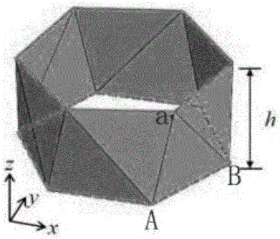 一种折纸变形吸能结构的实现方法及结构与流程