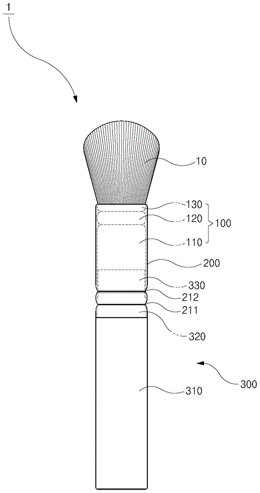 改良的化妆用化妆刷及其制造方法与流程