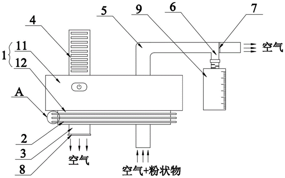 一种粉状物自动取出装置的制作方法